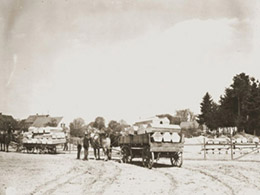 Signal Corps Photos: Transporting Coffins